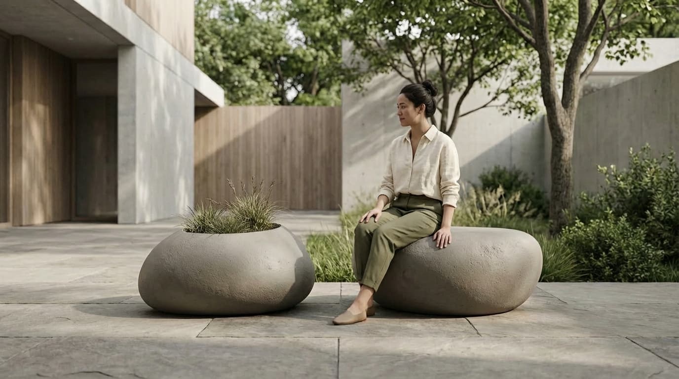 Pebble Bench 3
